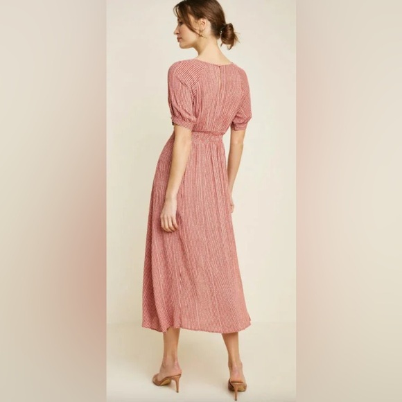 Hayden Red Patterned Dress - Picture 3 of 8